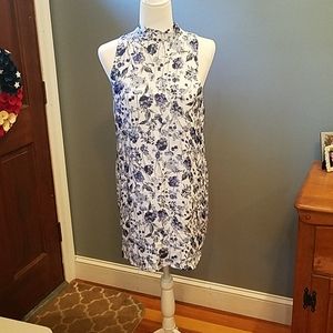 Floral A line sleeveless dress